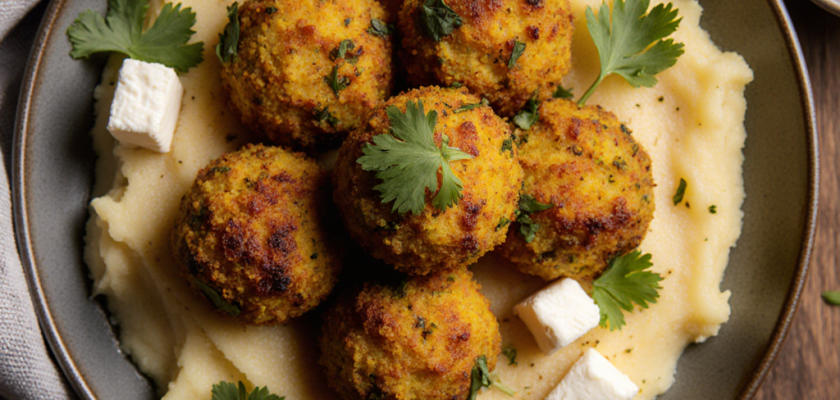 Four-Ingredient Spiced Potato Kebab Bites