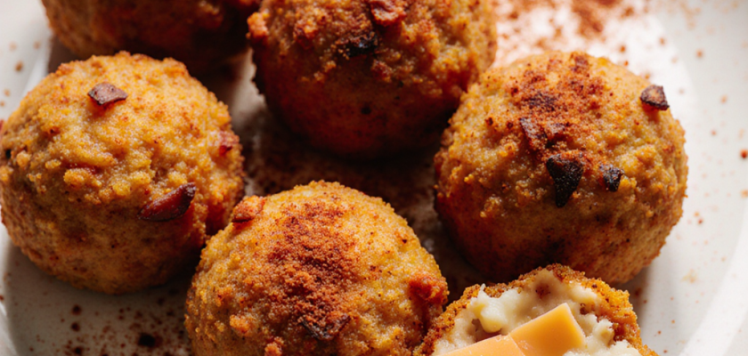 Four-Ingredient Spicy Chorizo and Cheddar Croquettes