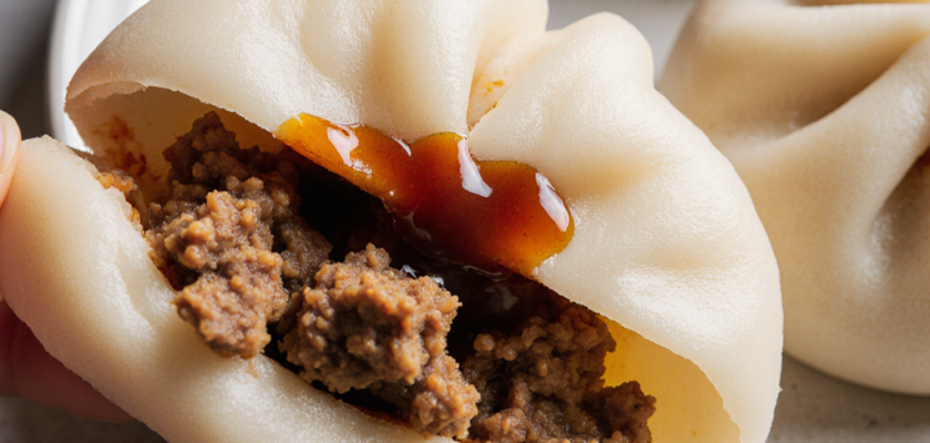 Four-Ingredient Steamed Chinese Pork Buns