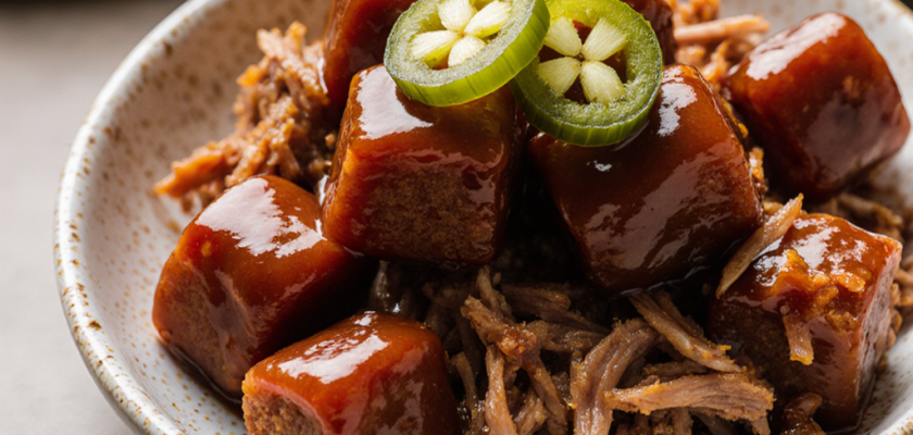 Four-Ingredient Sweet and Spicy Pulled Pork Bites