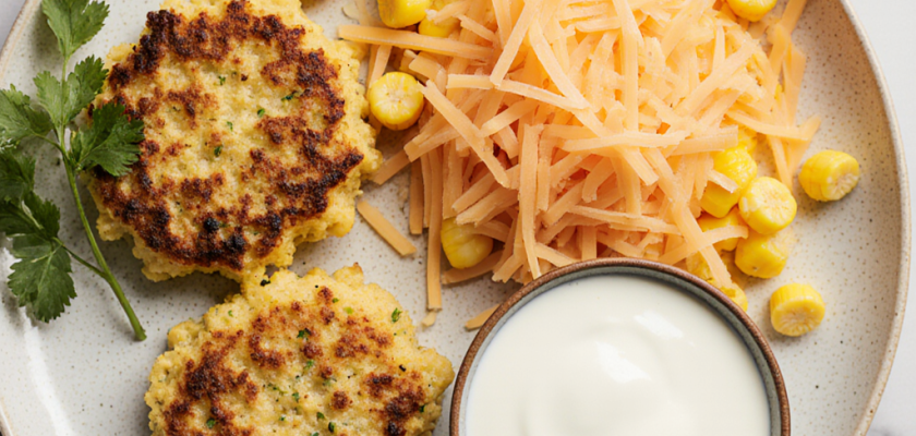 Four-Ingredient Sweet Corn Fritters