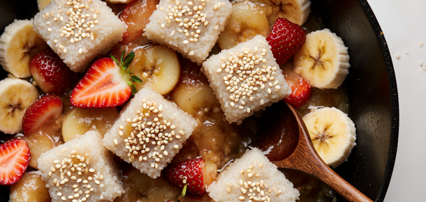 Four-Ingredient Sweet Korean Stir-Fried Rice Cake