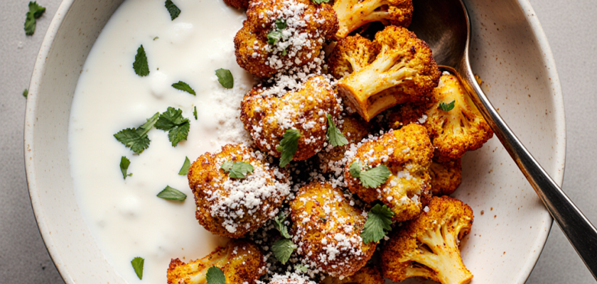 Four-Ingredient Tandoori Cauliflower Bites