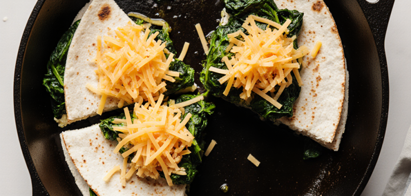 Four-Ingredient Veggie Quesadillas