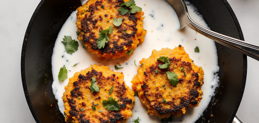 Four-Ingredient Vietnamese Sweet Potato and Mung Bean Cakes
