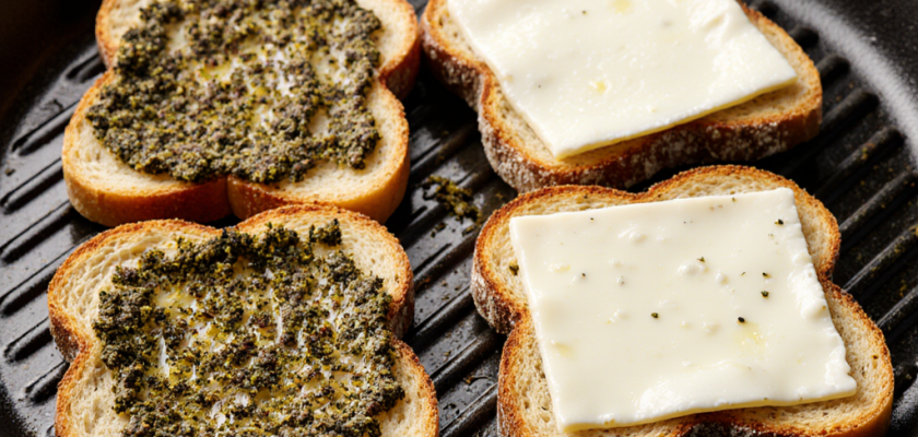 Four-Ingredient Zaatar Grilled Cheese
