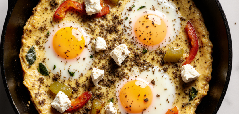 Four-Ingredient Zaatar Spiced Frittata