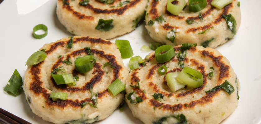 Four-Ingredient Baked Chinese Scallion Pancakes