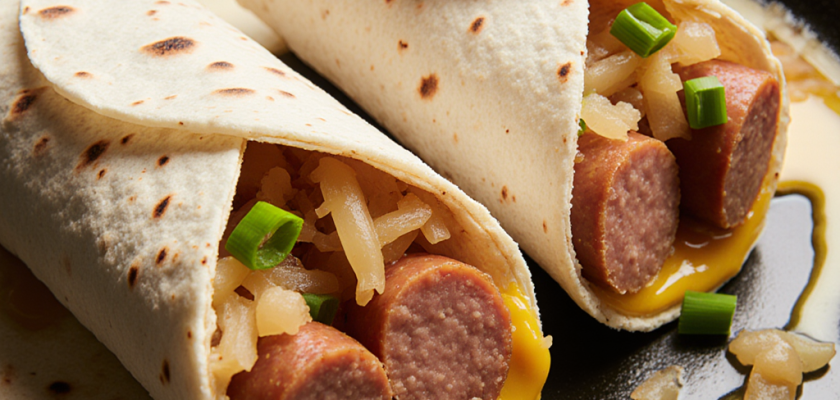 Four-Ingredient German Breakfast Wraps