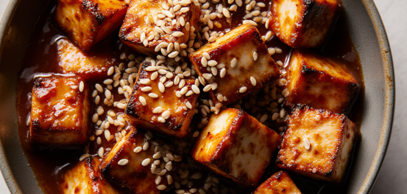 Four-Ingredient Gochujang Tofu Bowls