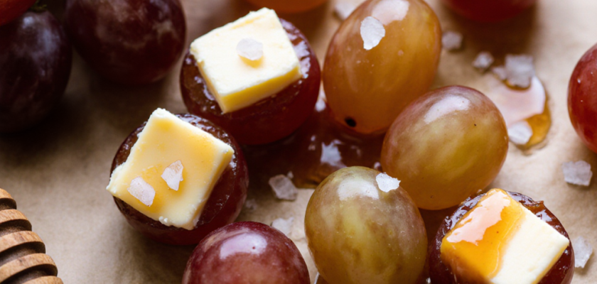 Four-Ingredient Honey Butter Grape Bites