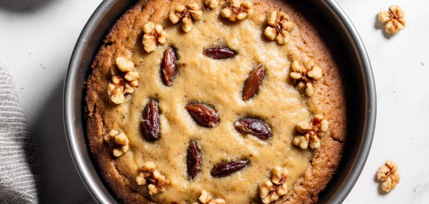 Four-Ingredient Lebanese Date and Walnut Cake
