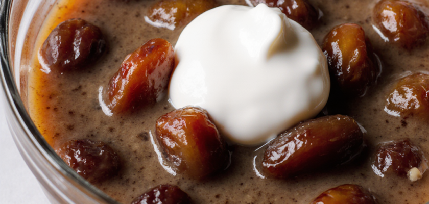 Four-Ingredient Mediterranean Date Pudding