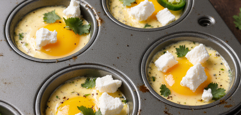 Four-Ingredient Mexican Steamed Egg Bites