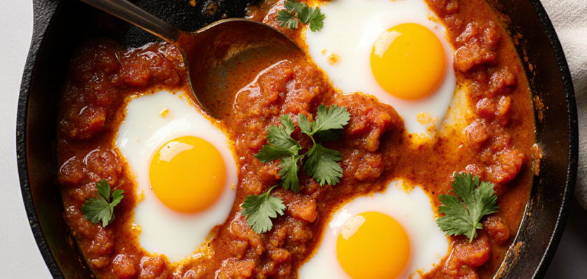 Four-Ingredient Moroccan Braised Eggs