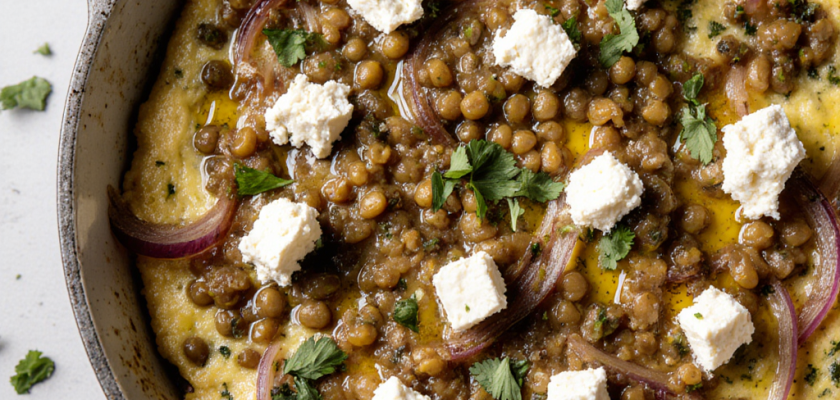 Four-Ingredient Mujadara Frittata