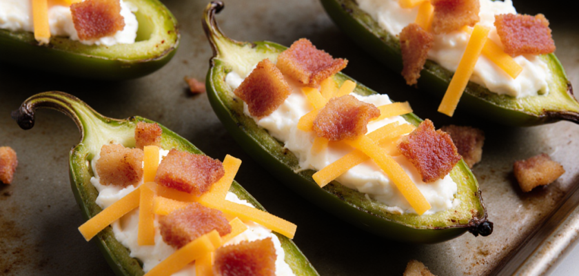 Four-Ingredient Roasted Jalapeño Popper Bites