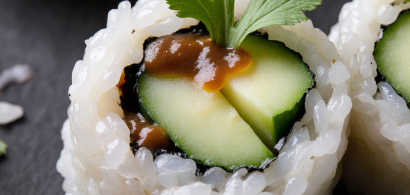 Four-Ingredient Savory Miso Rice Rolls