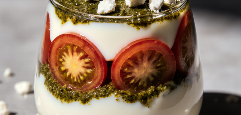 Four-Ingredient Savory Yogurt Parfait