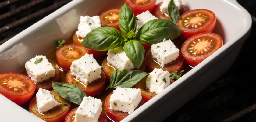 Four-Ingredient Smoked Feta Bites