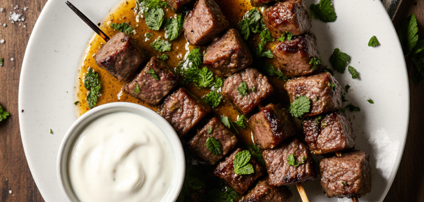 Four-Ingredient Smoky Turkish Lamb Skewers