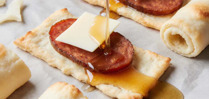 Four-Ingredient Spanish Chorizo and Cheese Roll-Ups