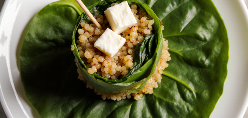 Four-Ingredient Spiced Quinoa Rolls