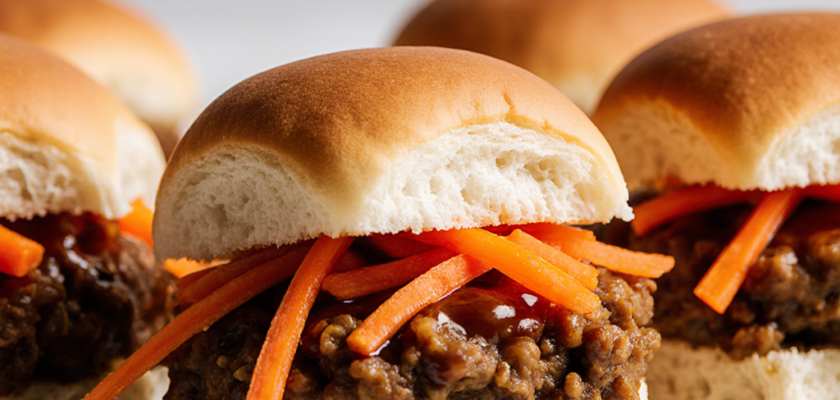 Four-Ingredient Spicy Hoisin Pork Sliders