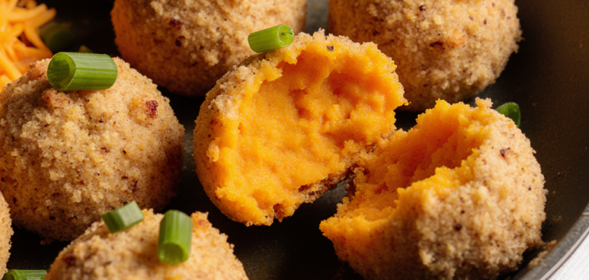 Four-Ingredient Sweet Potato Puffs