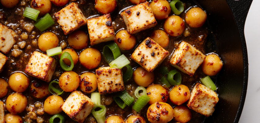 Four-Ingredient Szechuan Spiced Chickpea Bites