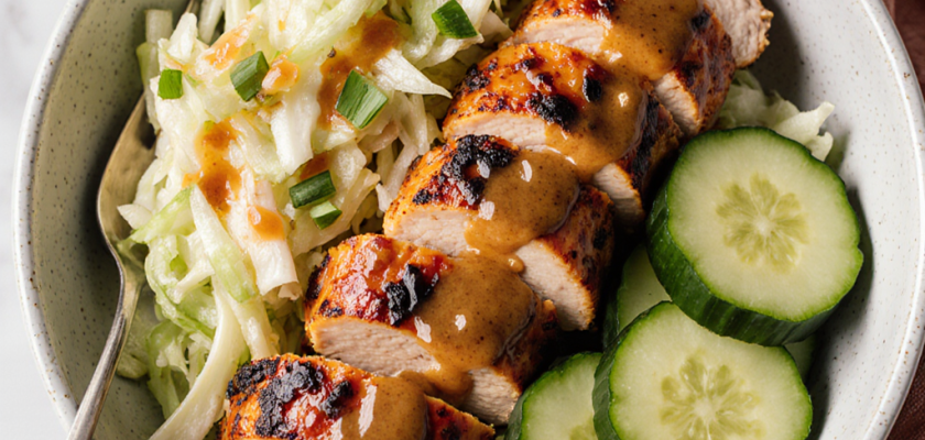 Four-Ingredient Thai Chicken Salad