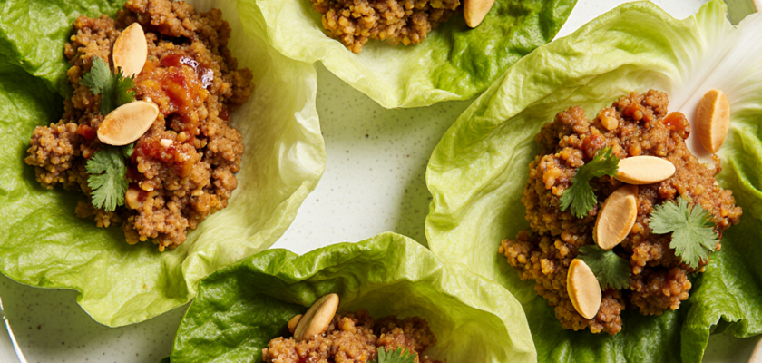 Four-Ingredient Thai Lettuce Wraps
