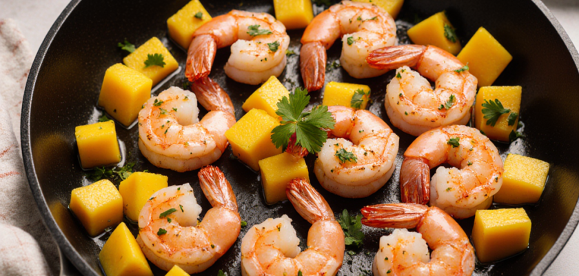 Four-Ingredient Thai Mango Shrimp Bites