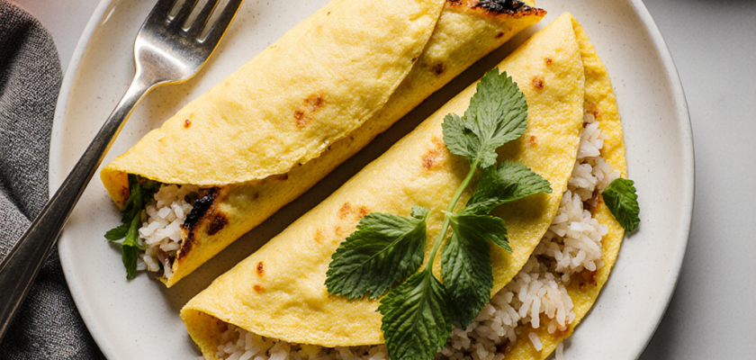 Four-Ingredient Vietnamese Omelette Wraps