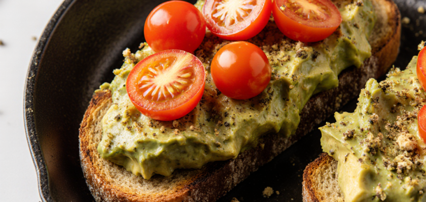 Four-Ingredient Za'atar Pickled Avocado Toast